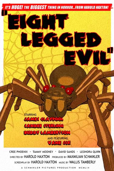 eight legged evil poster