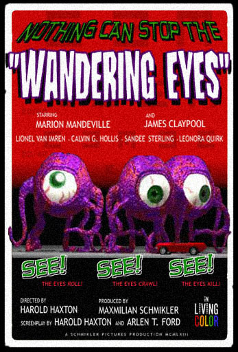 wandering eyes poster